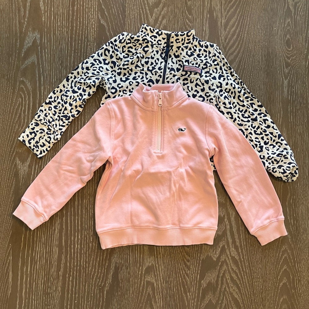 2 Vineyard Vines Girls 4T Pullover Sweatshirts/Shep Shirts